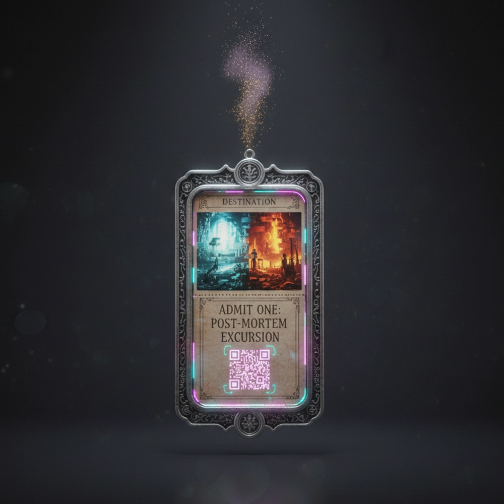 異次元の精神汚染アイテム「黄泉への日帰りチケット」：死後の世界を24時間だけ体験できる